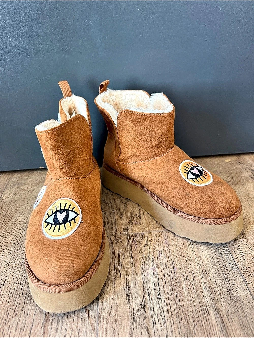Harper Canyon Platform Boots Brown